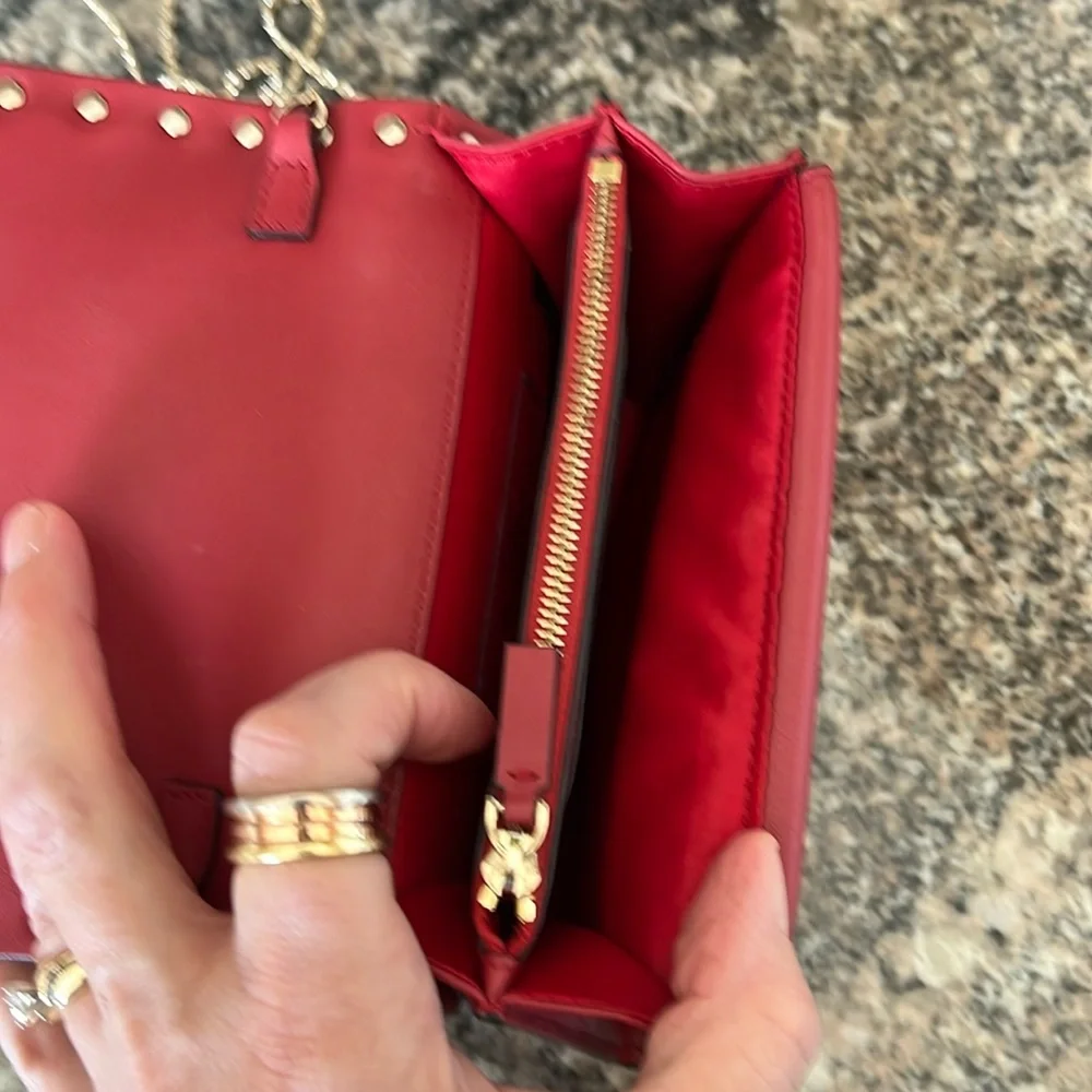 N/A red calfskin